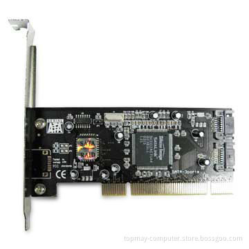 PCI Card with Programming Interface, SIL3112 Chip and Serial-ATA Port x Two Drivers